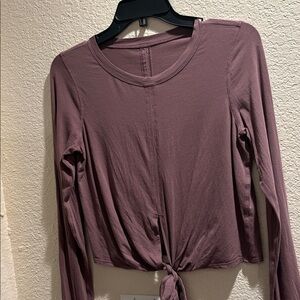 Lululemon Tie Front Long Sleeve